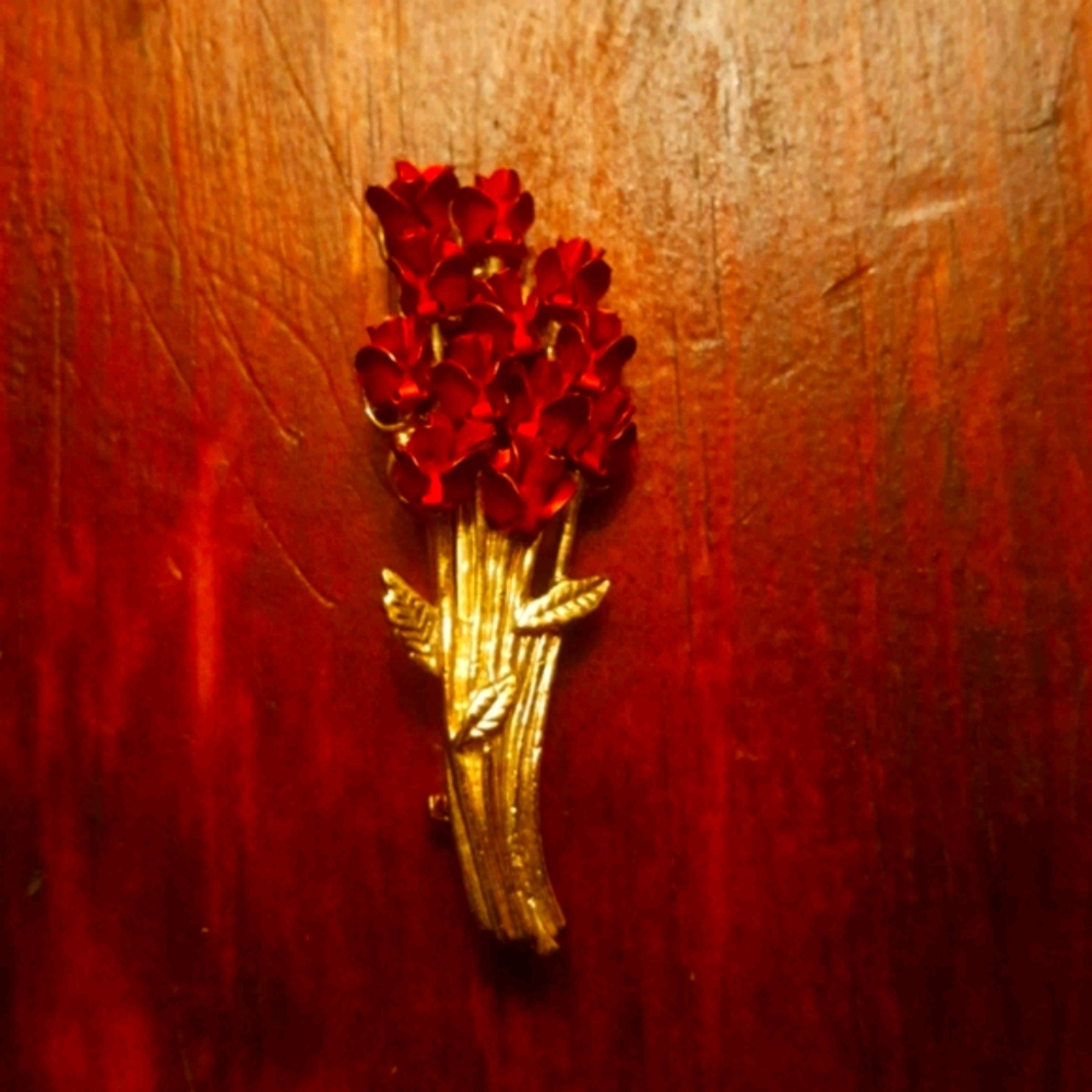 Bunch Of Roses Brooch